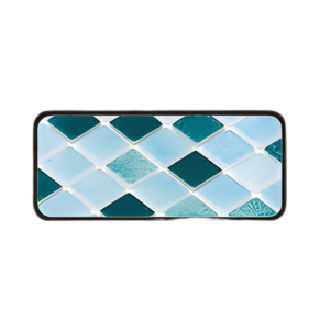 Ebru Serisi Cam Mozaik 25x25 mm – Mavi ve yeşil desenli