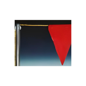 Yarış havuzu için bayraklı geri dönüş işaret direği ve detay çizimi