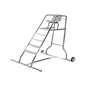 Paslanmaz çelik havuz hakem ve cankurtaran koltuğu