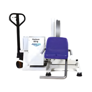 120 kg kapasiteli paslanmaz elektrikli ve akülü havuz engelli asansörü