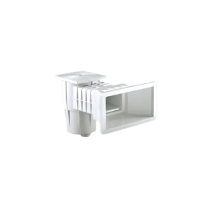 Kare kapaklı geniş ağızlı havuz skimmer modeli