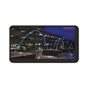 Jumping Jet fıskiye sistemi ile oluşturulan ışıklı su kemerleri