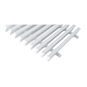 25 cm genişliğinde T kesitli klasik desenli çift geçme havuz ızgarası