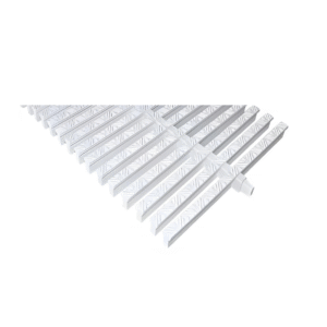 25 cm genişliğinde yıldız desenli tek geçme T kesitli havuz taşma ızgarası görseli