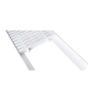 Havuz kenarı için kullanılan beyaz PVC ızgara kenar profili ürün fotoğrafı