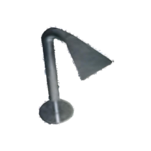 Paslanmaz çelik kuğu formunda su perdesi – havuz dekorasyonu için ideal