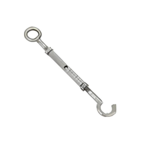 Halka ve kanca uçlara sahip, paslanmaz çelikten yapılmış 215 gr gergi mekanizması