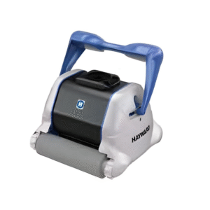 Hayward marka otomatik havuz temizlik robotu, taşıma saplı ve kartuş filtreli tasarım